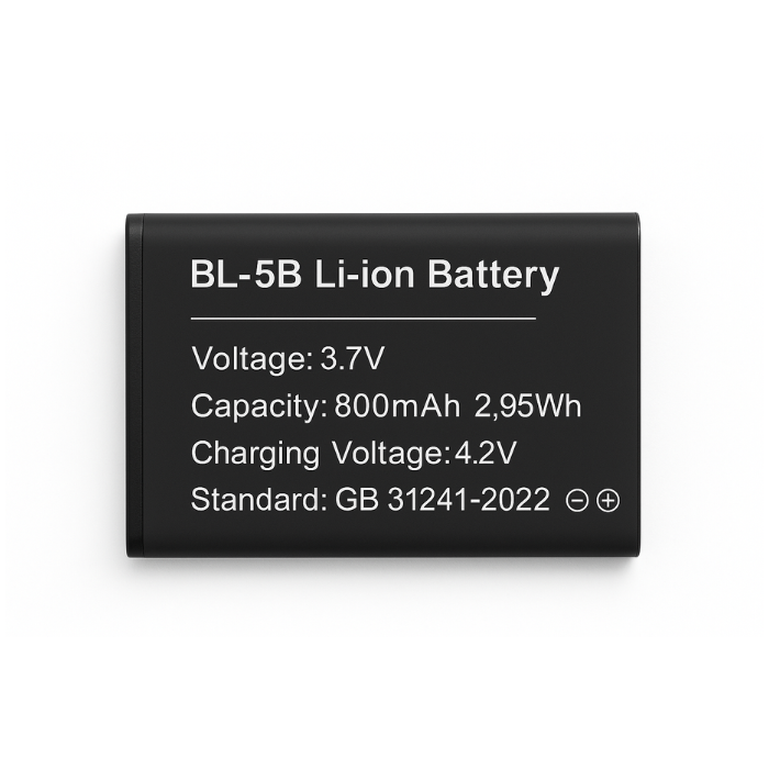 Originele batterij voor Zetes bluetooth eID kaartlezer Sipiro M BT 4.0