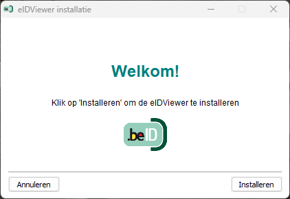 Klik op Installeren om de installatie te starten.